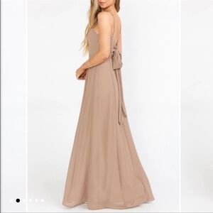 Show me your mumu the Lauren tie back maxi dress